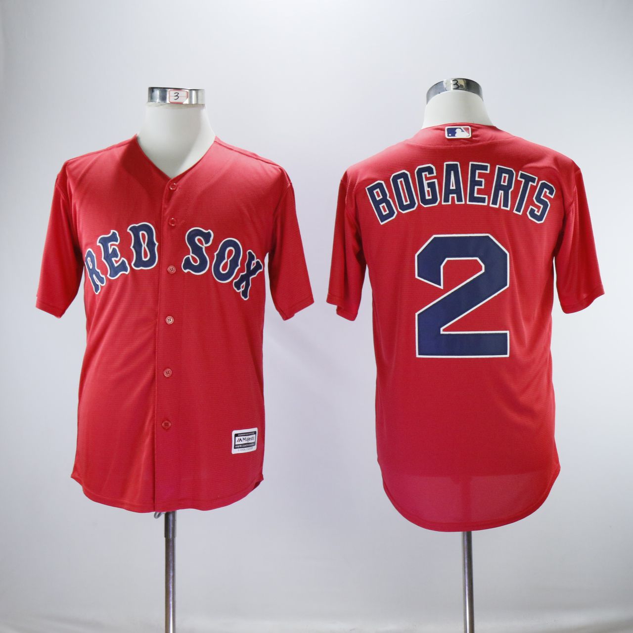 Men Boston Red Sox #2 Bogaerts Red MLB Jerseys